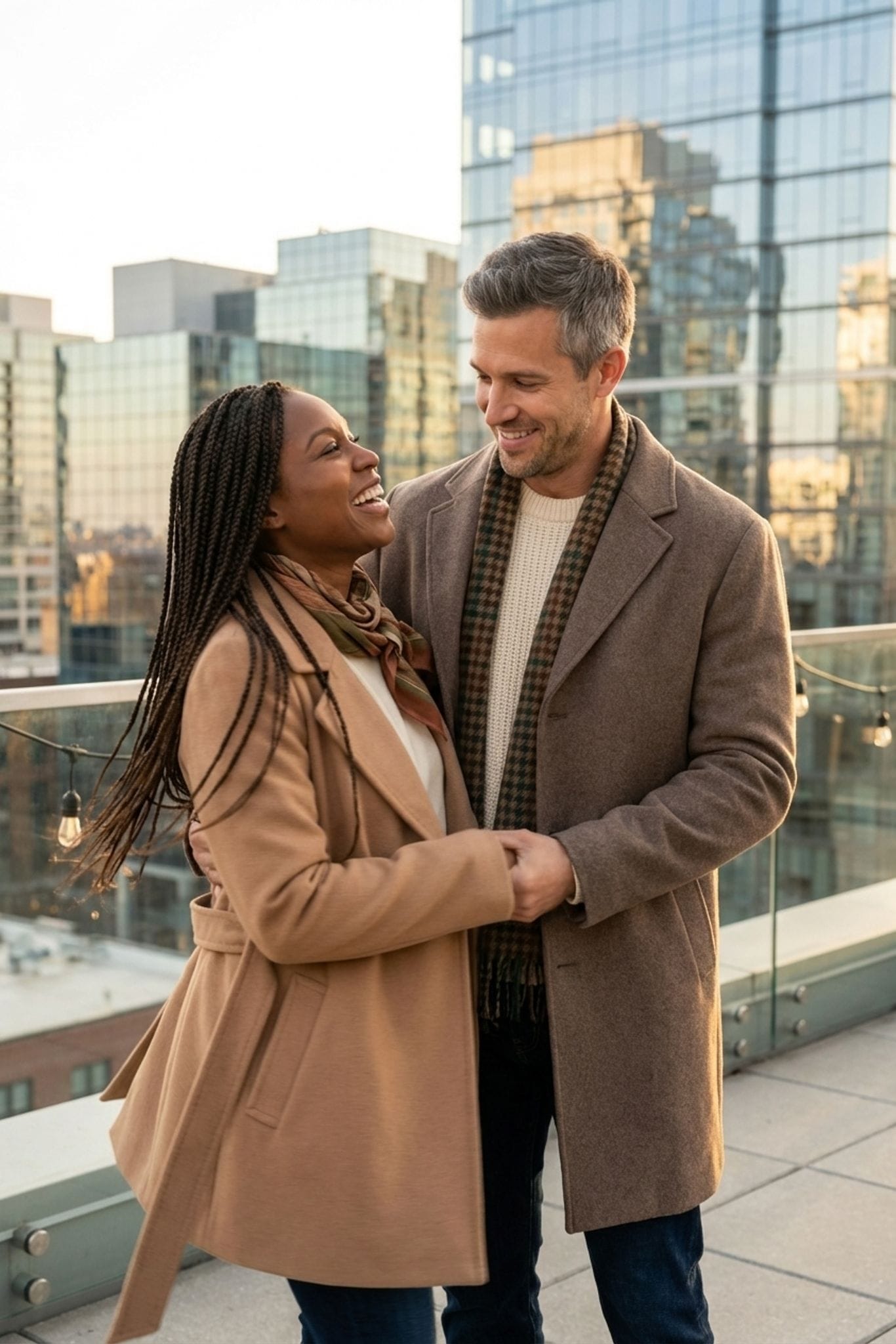 Playful spins in a sunlit meadow